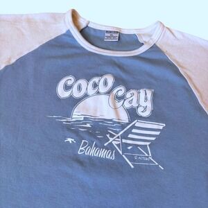Coco Cay Bahamas Baby Tee Shirt Dream Station XL Raglan Graphic Tee Cruise